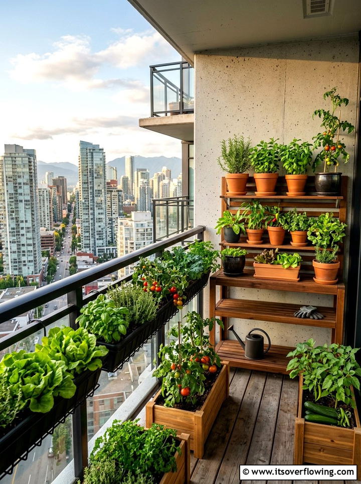 Balcony Vegetable Garden - 25 garden ideas with vegetables