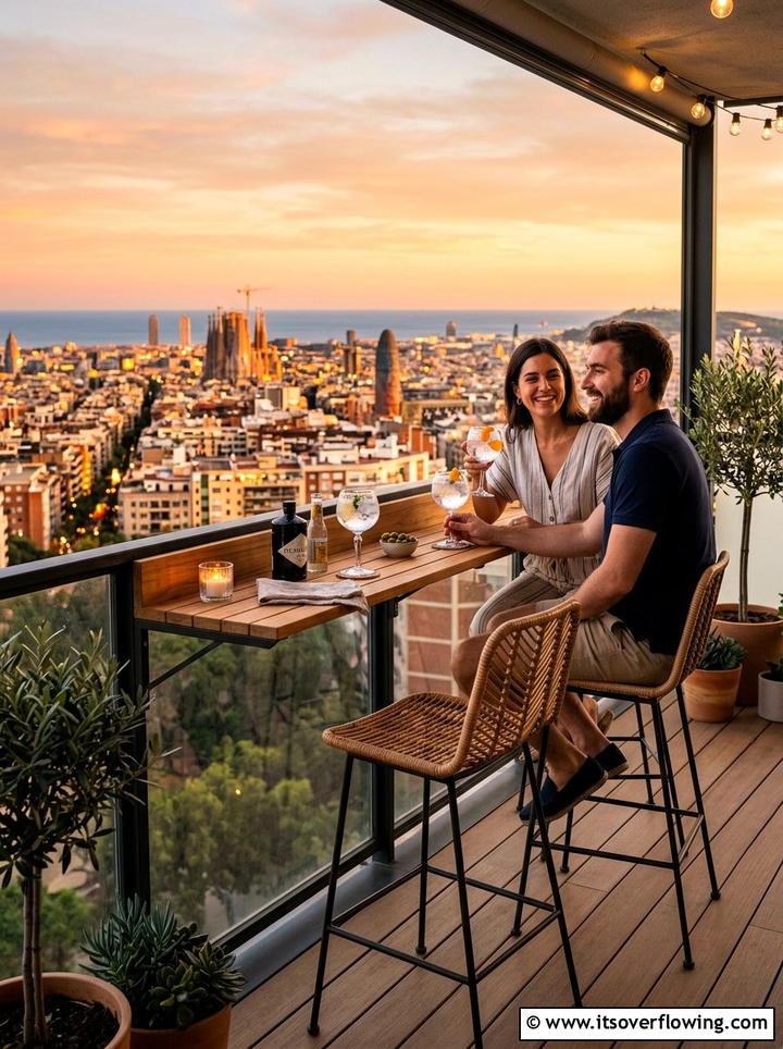 Balcony bar counter - 25 garden decor ideas for balconies