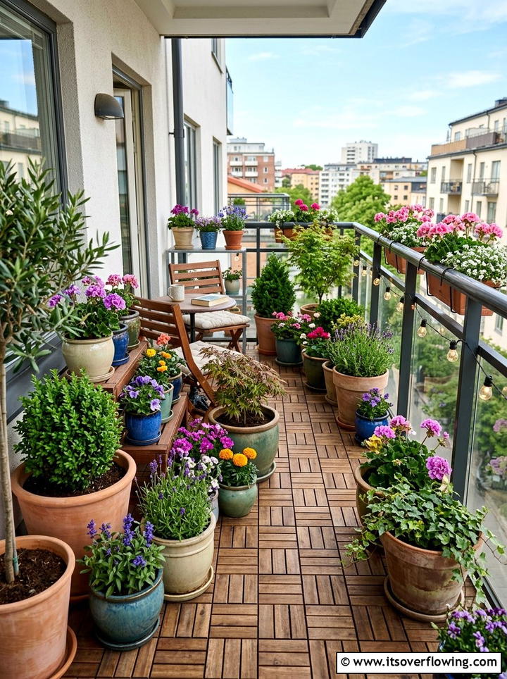 Balcony container garden - 25 creative garden ideas for urban homes