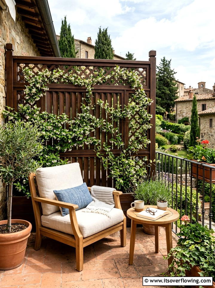 Balcony privacy screen - 25 garden decor ideas for balconies