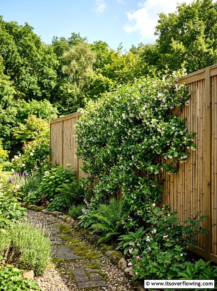 Bamboo Privacy Screen - 25 garden ideas for boho style