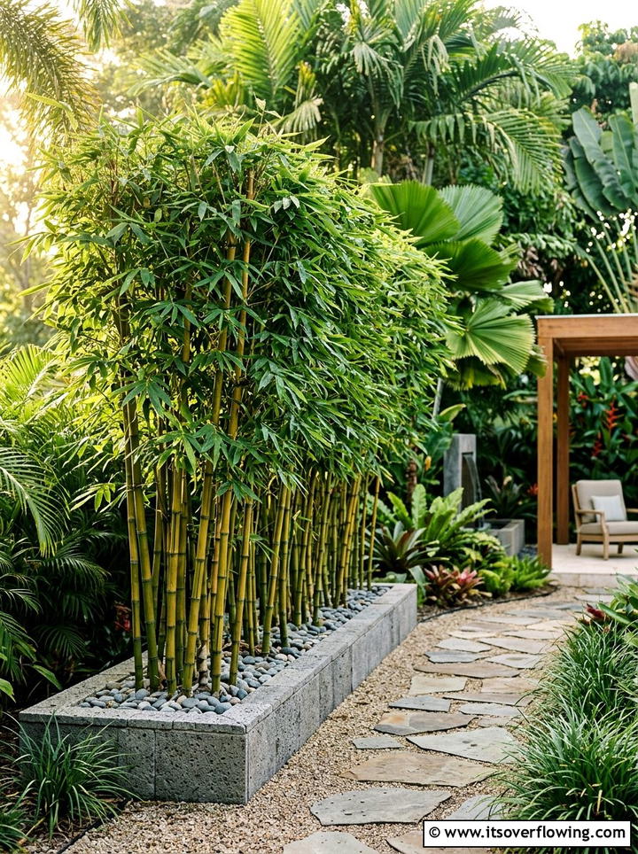 Bamboo Privacy Screen - 25 garden ideas for privacy