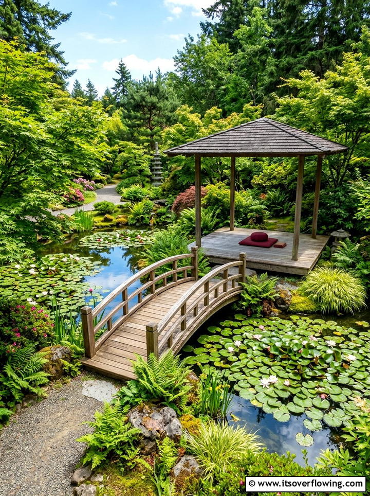 Bamboo Privacy Screen - 25 creative garden ideas with meditation corners