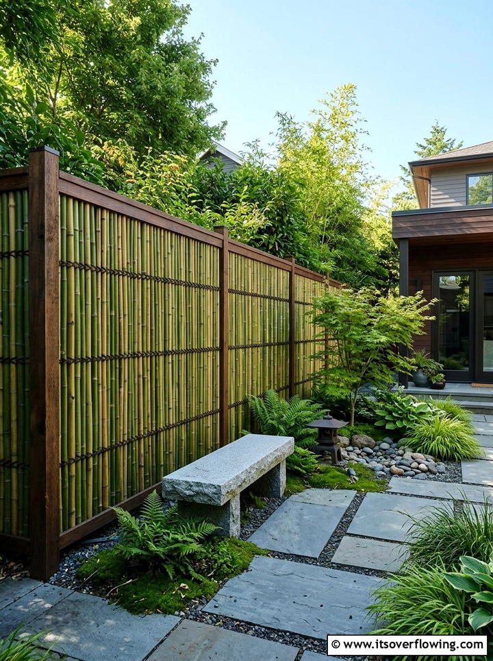 Bamboo Screen - 25 garden design ideas with texture