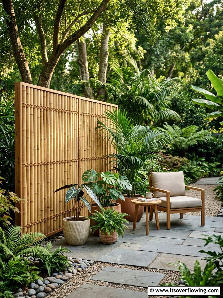 Bamboo Screen For Small Backyard - 25 small garden ideas with pet friendly plants