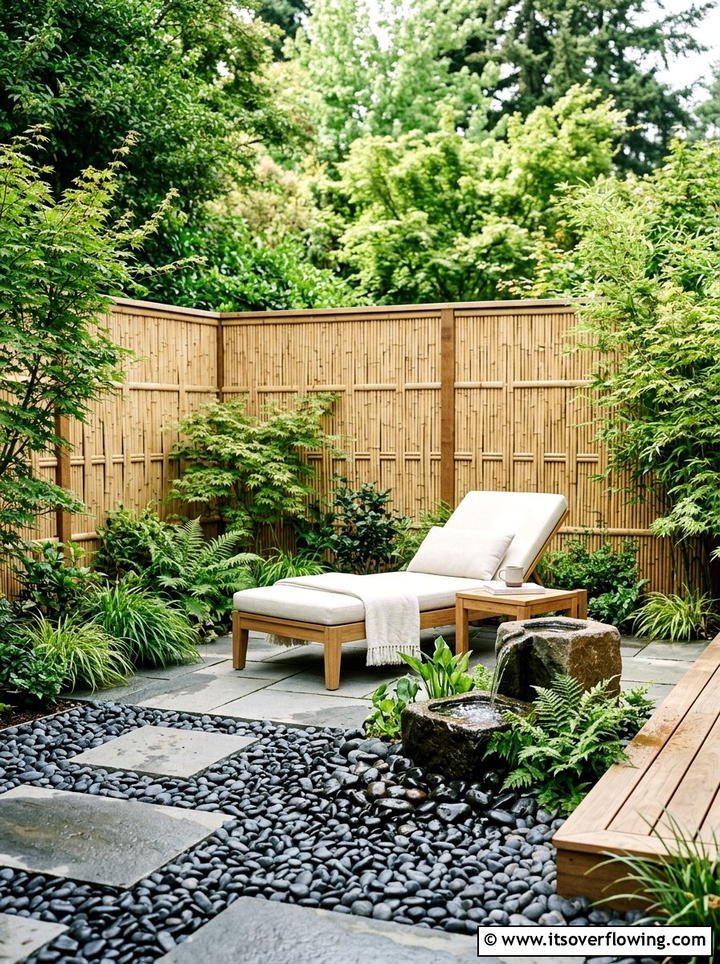Bamboo Screen Private Patio - 25 garden design ideas for reading nooks