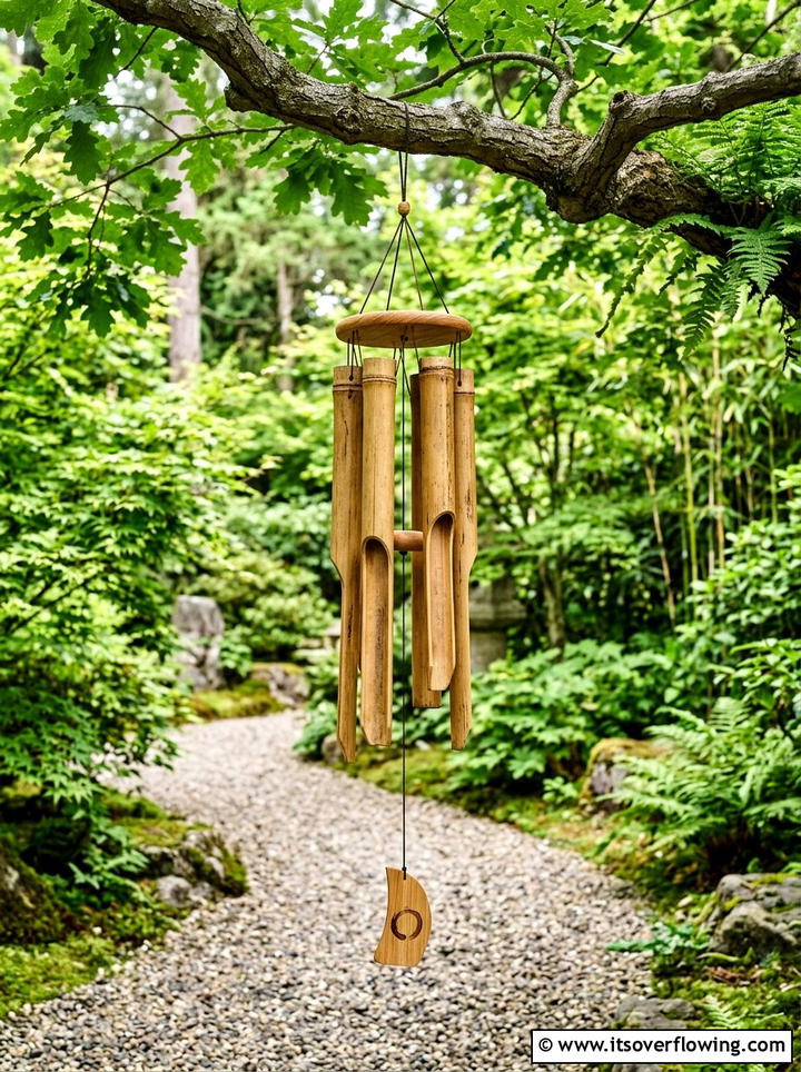 Bamboo Wind Chime - 25 garden ideas for zen spaces