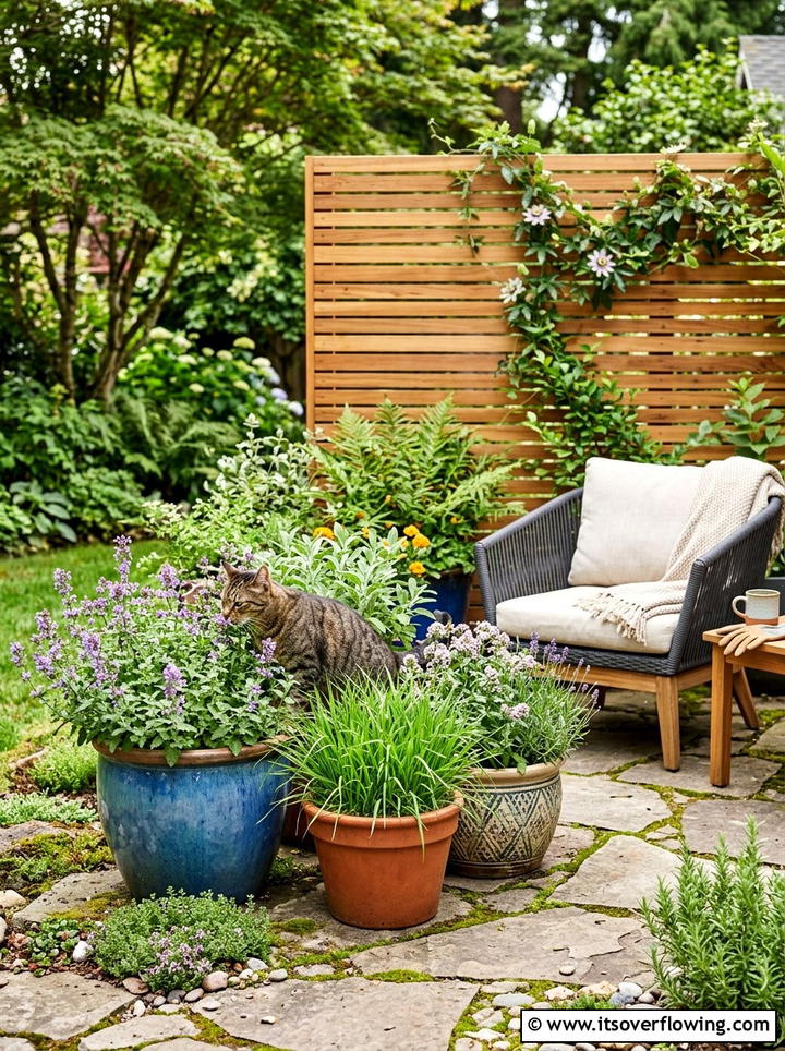 Bamboo privacy screen - 25 creative garden ideas with pet friendly plants