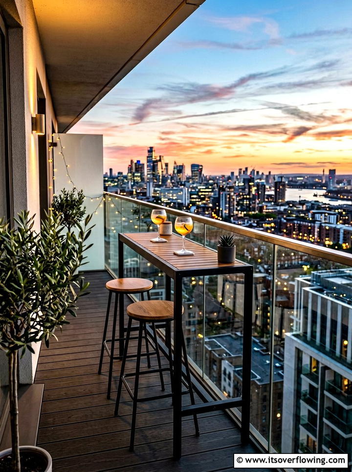 Bar Height Table For Narrow Balcony - 25 small garden ideas with compact furniture