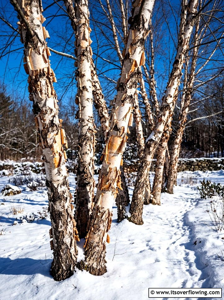 Bark Texture Trees - 25 garden ideas for winter
