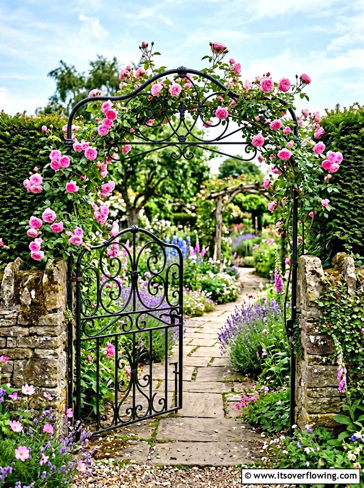 Bed frame garden gate - 25 reusing old things ideas for garden