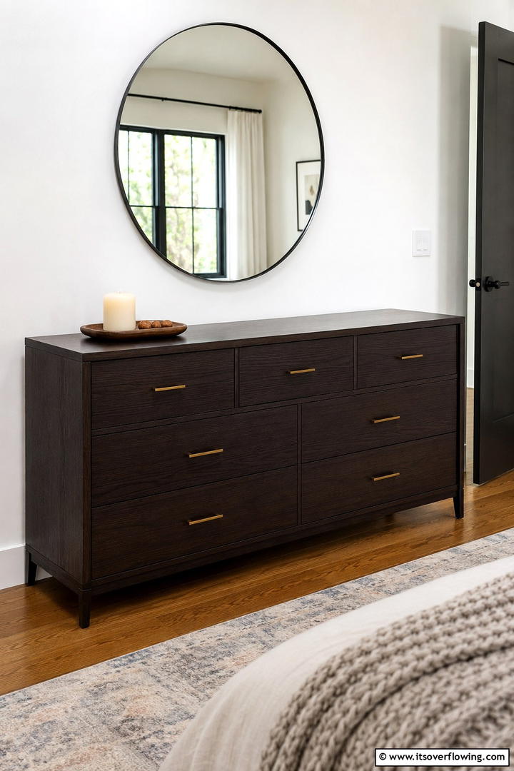 Bedroom Dresser Top - 50 Minimalist Fall Decor Ideas to Upgrade Spaces Now