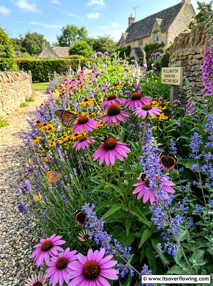 Bee Friendly Border - 25 garden design ideas for cottage gardens