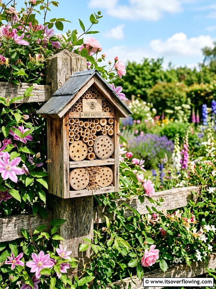 Bee Hotel - 25 garden ideas for bees