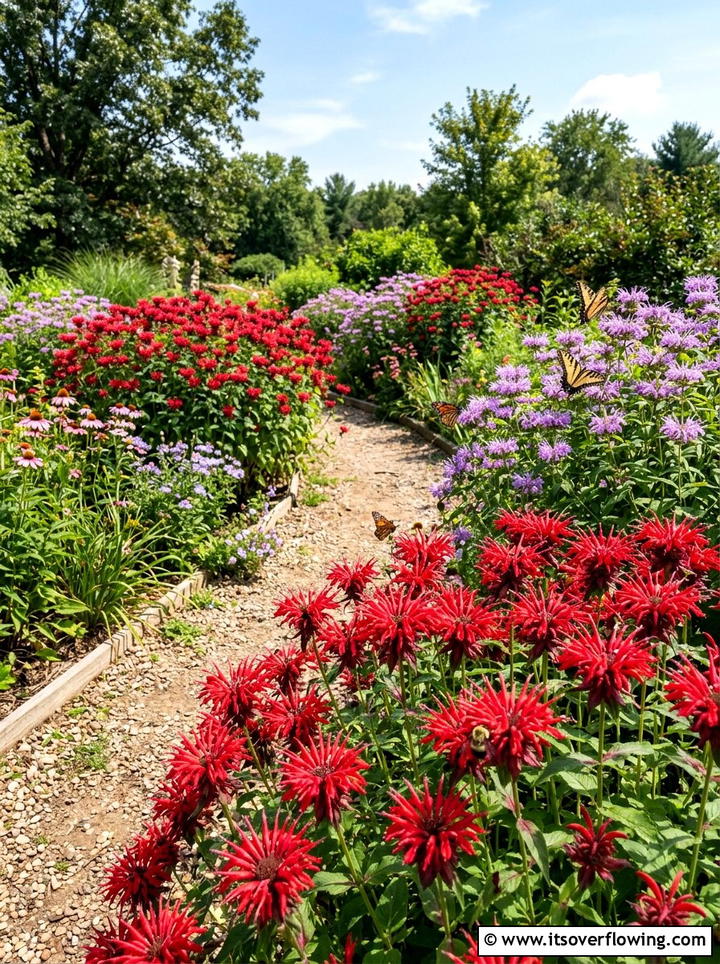 Bee balm pollinator garden - 25 creative garden ideas with edible flowers