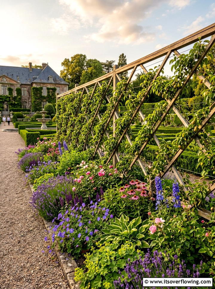 Belgian fence espalier - 25 creative garden ideas with espalier trees