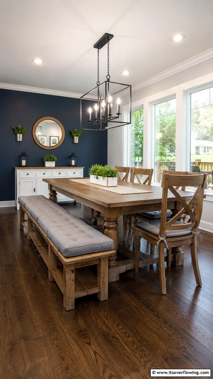 Bench Seating for Versatility - 20 Casual Dining Room Ideas for Everyday Comfort