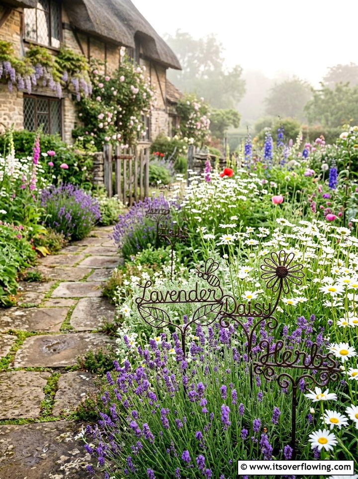 Bent Wire Markers - 25 recycled garden ideas with garden markers