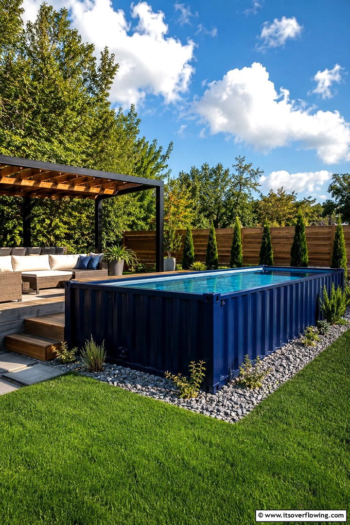 Bespoke Container Experience - 30 Shipping Container Pool Ideas for Modern Backyards