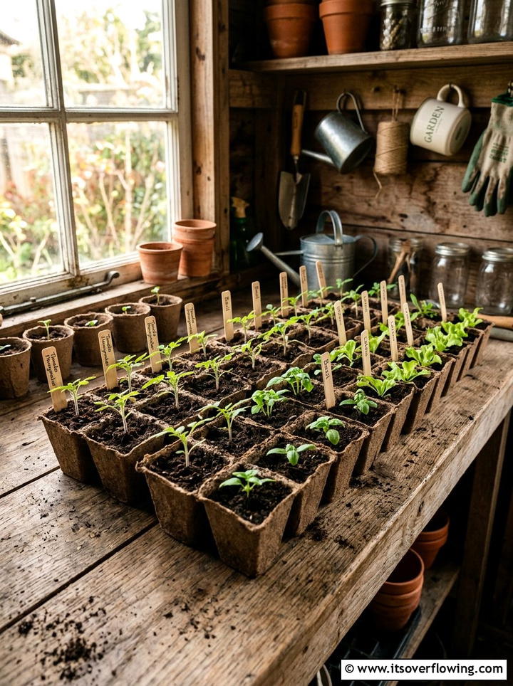 Biodegradable Paper Seed Starter - 25 recycled garden ideas with old magazines