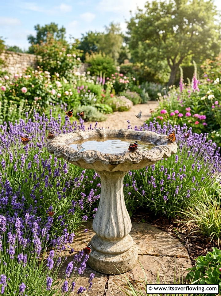 Bird Bath - 25 backyard ideas on a budget