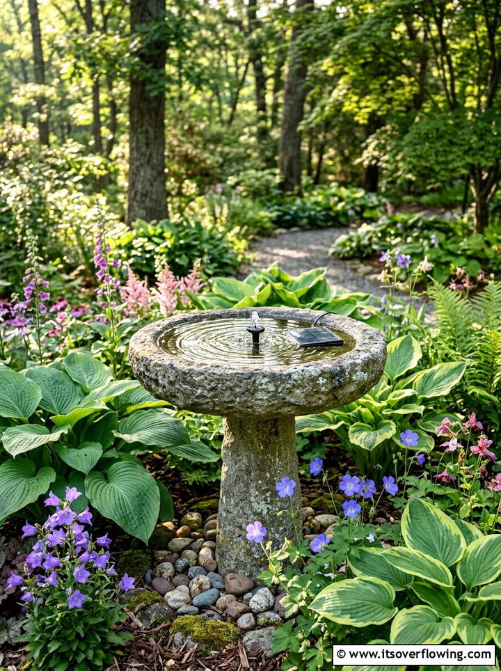 Bird Bath - 25 backyard ideas for weekend projects