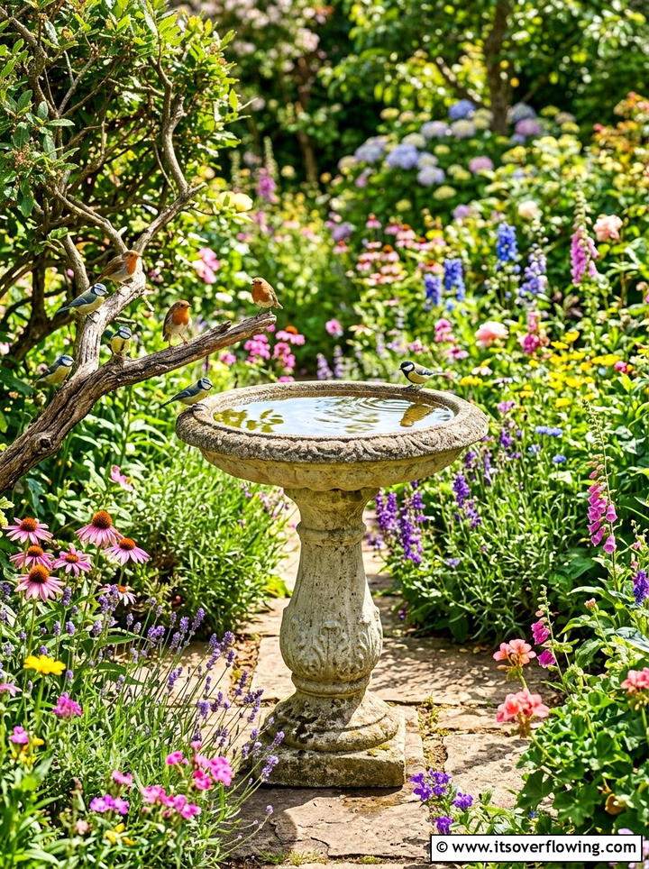 Bird Bath - 25 creative garden ideas
