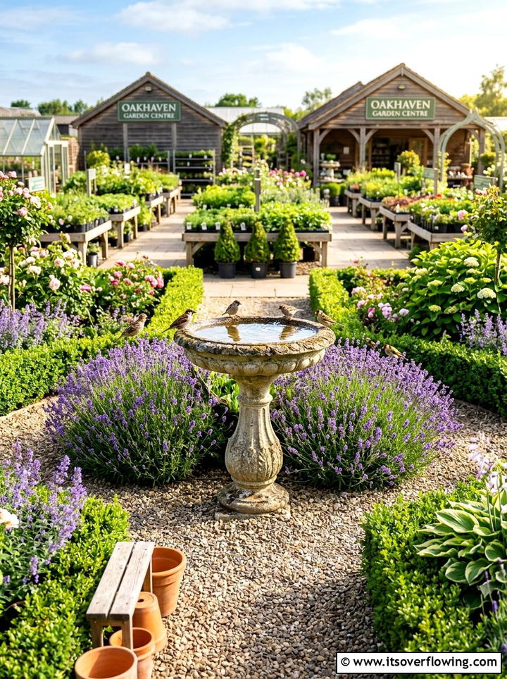 Bird Bath Focal Point - 25 cheap garden ideas with curb appeal upgrades