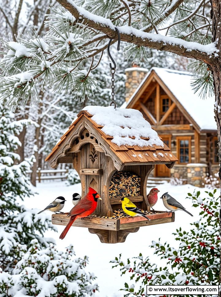 Bird Feeder - 25 garden ideas for cold climate