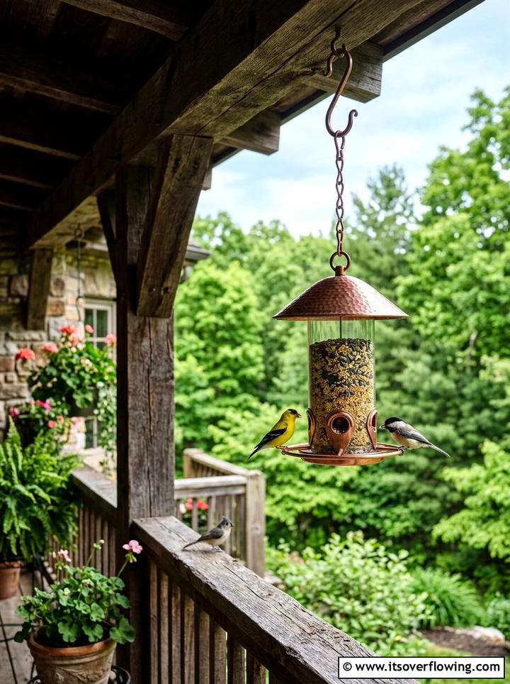 Bird Feeder - 25 front porch decor ideas on a budget