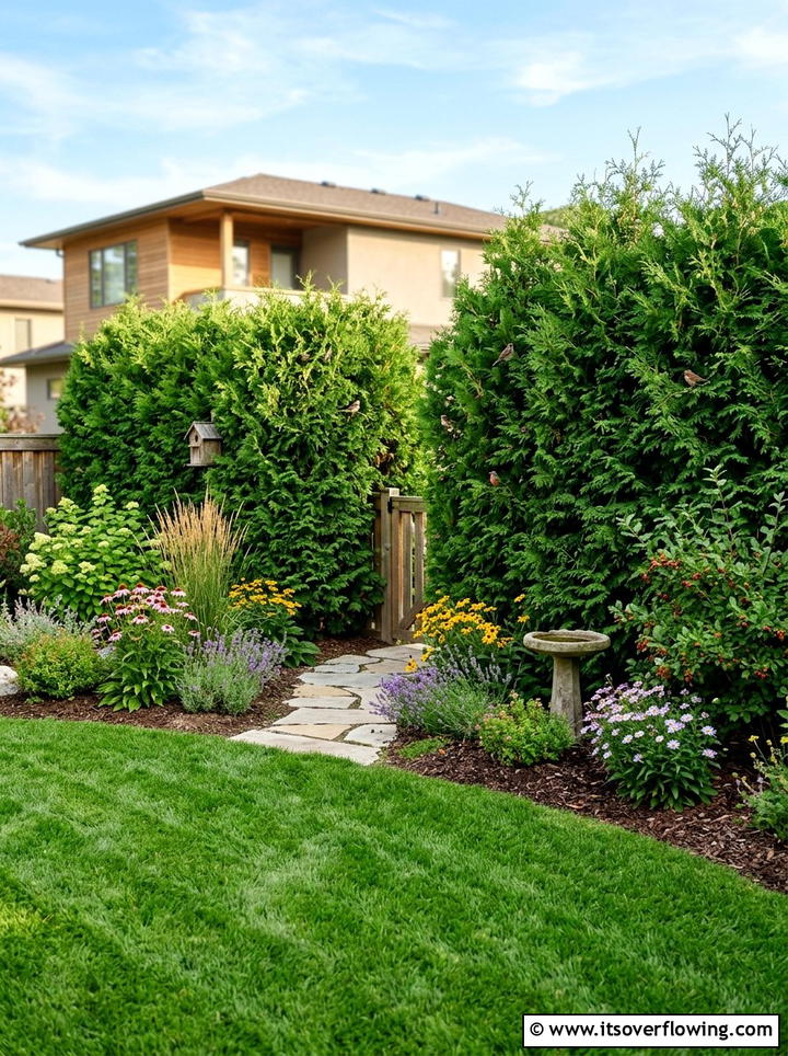 Bird friendly hedge - 25 garden ideas for birds