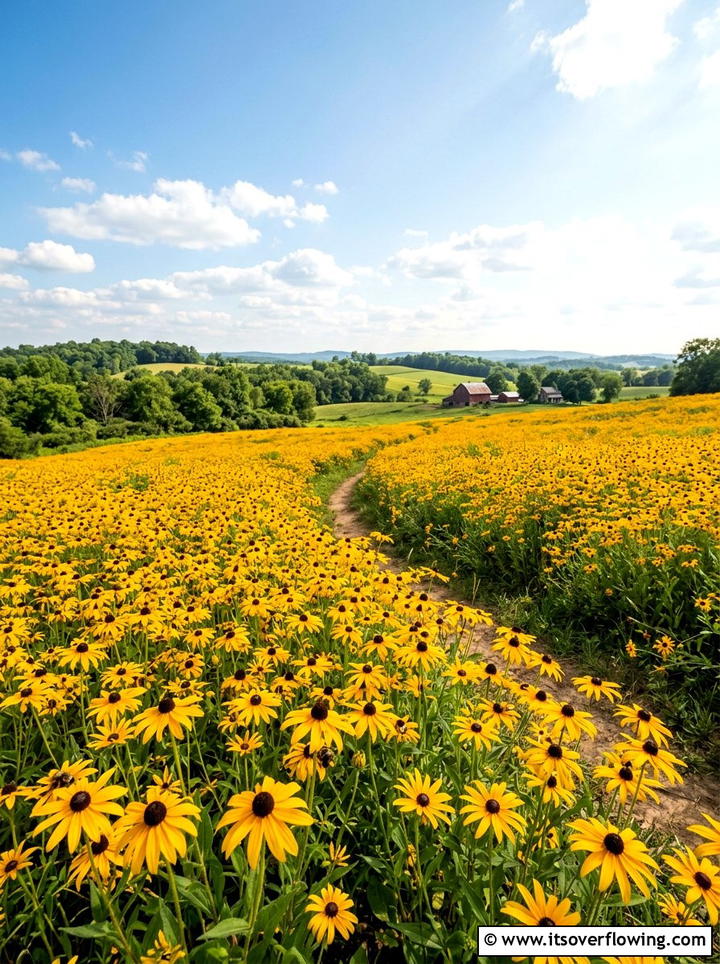 Black eyed susan meadow - 25 garden ideas for clay soil