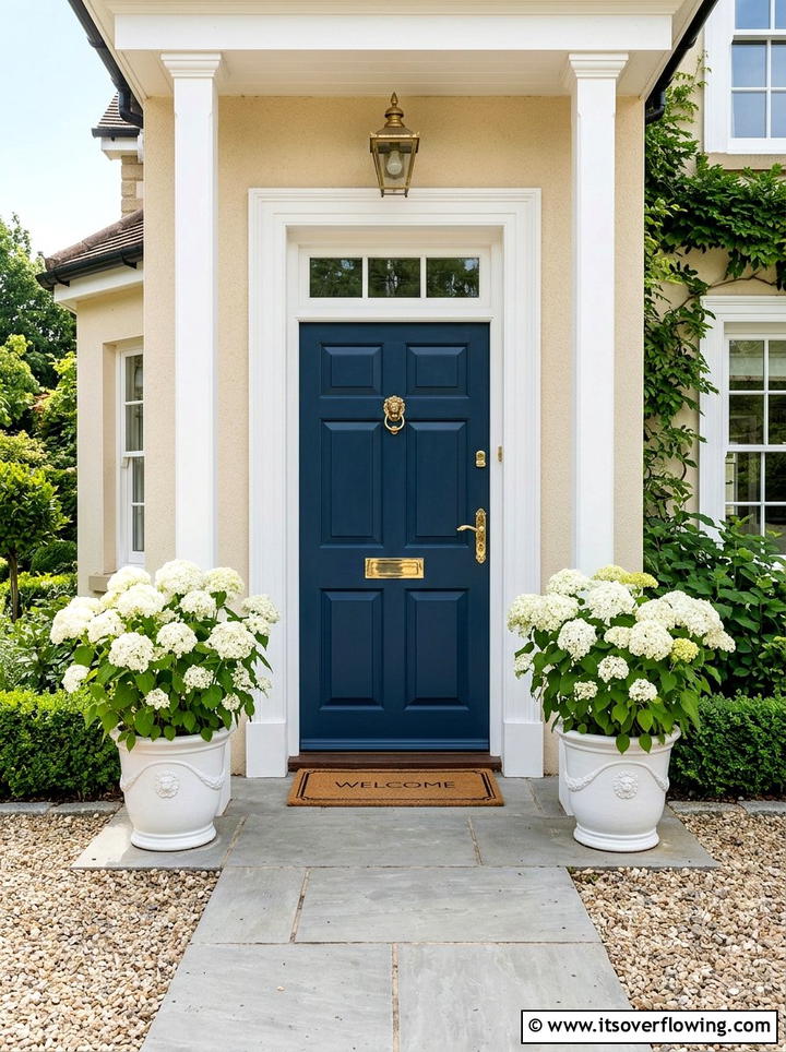 Blue Front Door - 25 front porch ideas for curb appeal