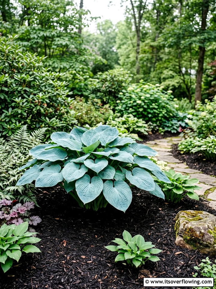 Blue hostas specimen - 25 garden ideas with hostas