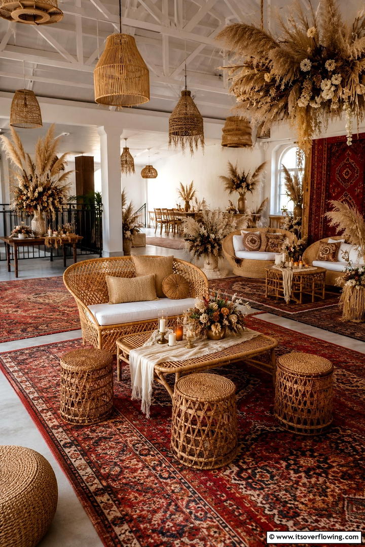 Boho Chic Pampas Vibes - 30 Pampas Grass Wedding Decor Ideas for Boho Chic Vibes