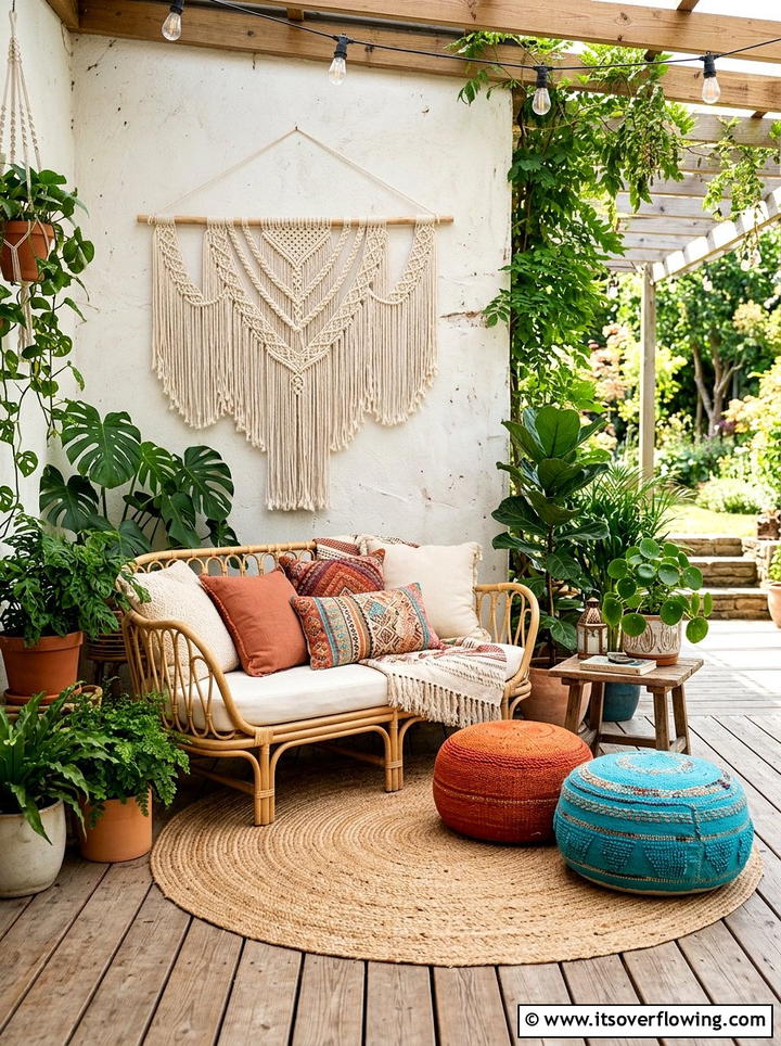 Boho Patio Decor - 25 backyard decorating ideas with patio decor