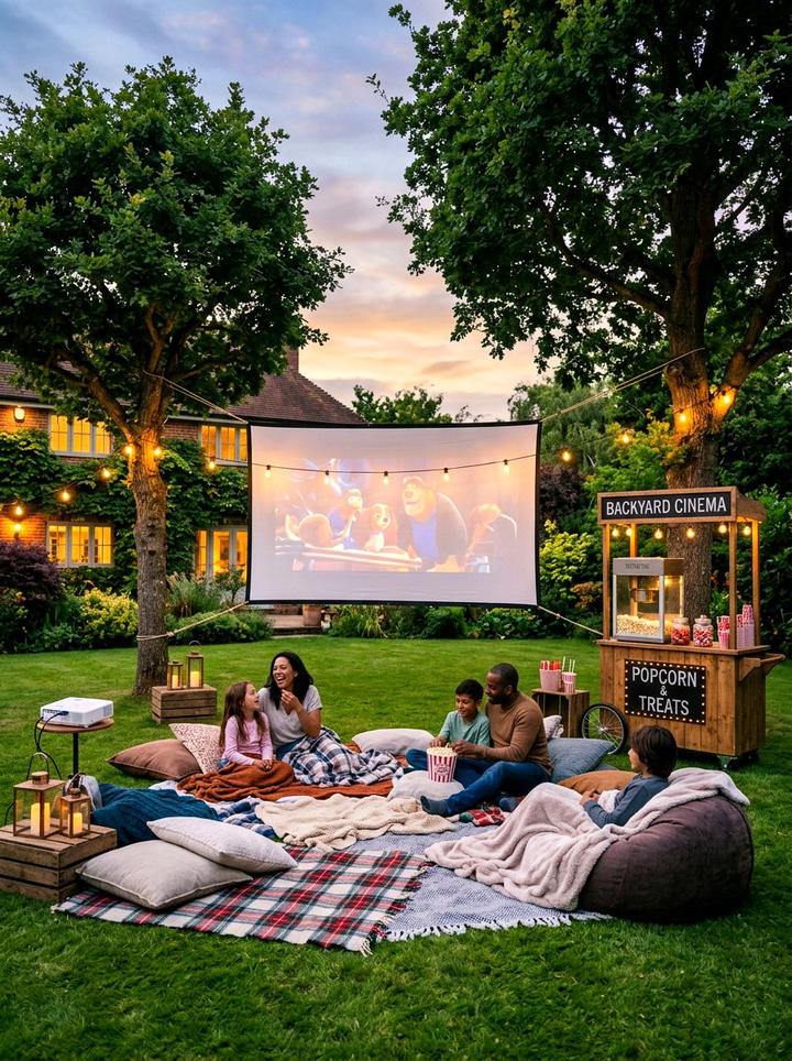 Boho Patio Lounge - 25 backyard decorating ideas