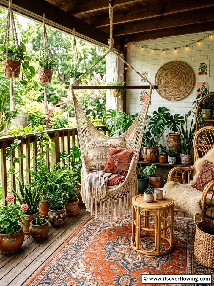 Boho Porch Decor - 25 front porch ideas for year round style
