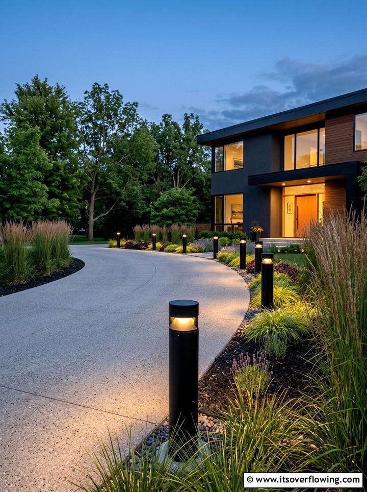 Bollard Path Lights - 25 garden ideas with lights