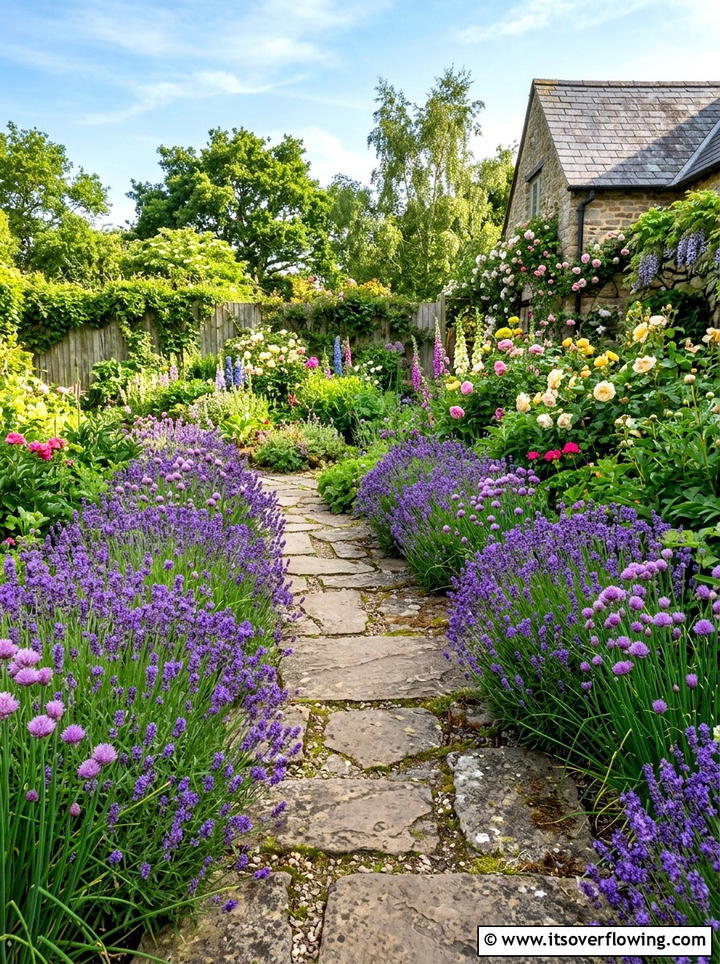 Border Herb Garden - 25 small garden ideas with herbs