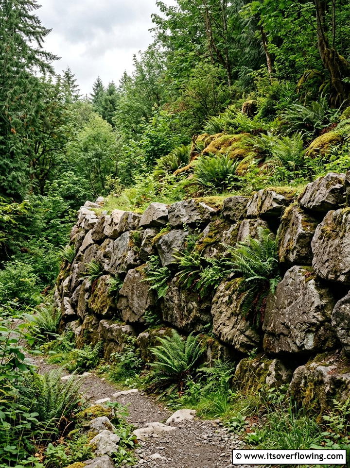 Boulder Retaining Wall - 25 backyard ideas with terracing