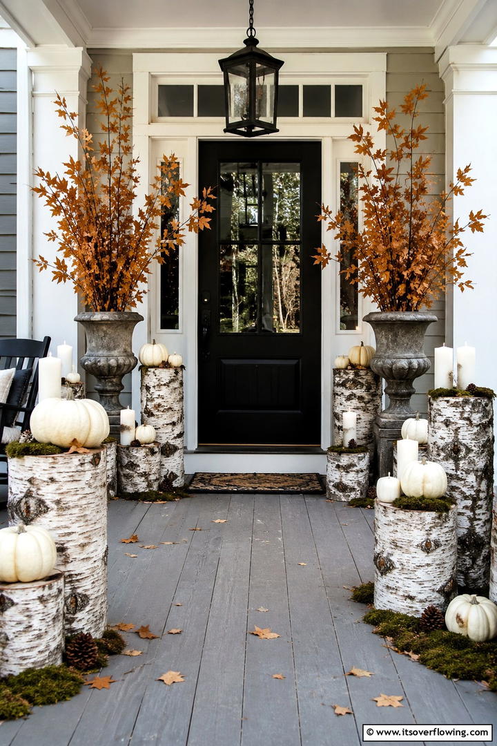 Bountiful Harvest Overflow Display Porch - 50 Fall Porch Decor Ideas for Welcoming Outdoor Spaces
