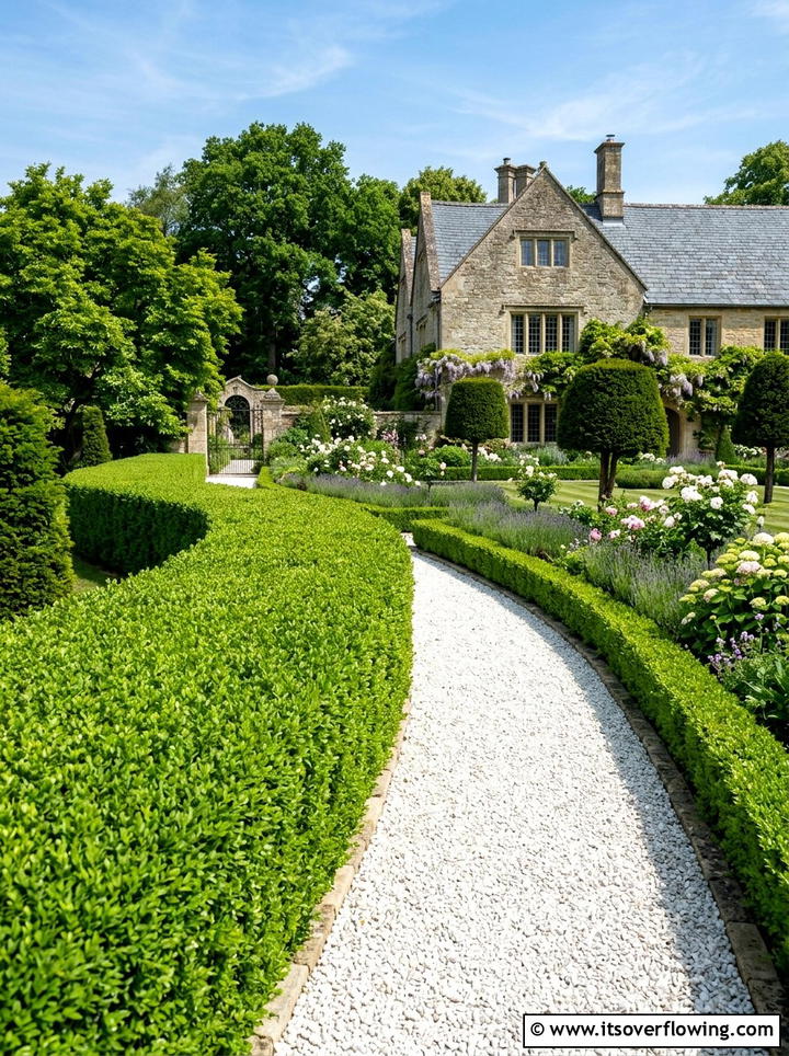 Boxwood Hedge - 25 garden ideas