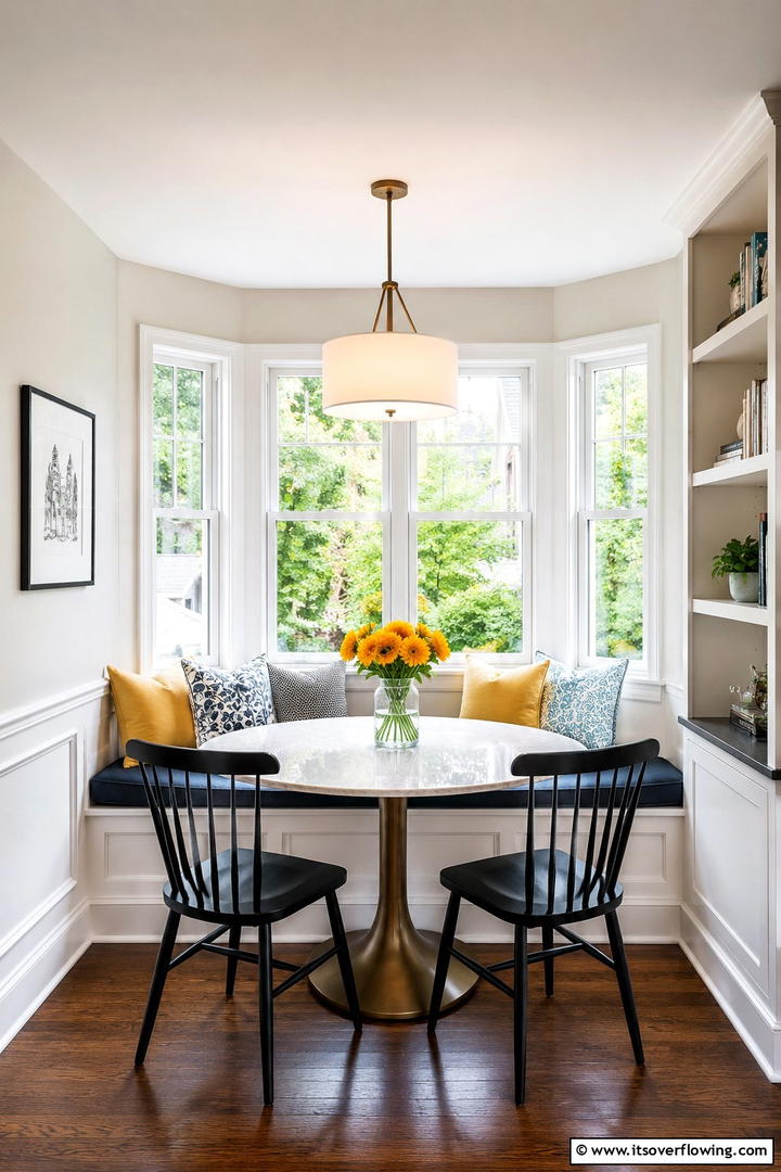 Breakfast Nook Sunroom - 30 Small Sunroom Ideas for Bright, Multi-Functional Spaces