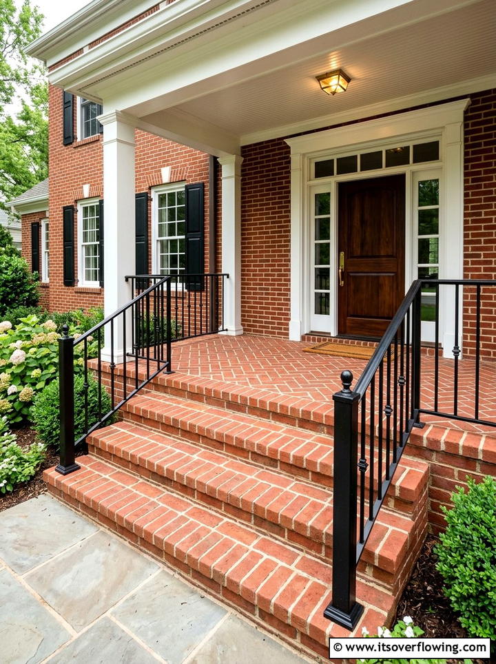 Brick Front Porch - 25 front porch ideas