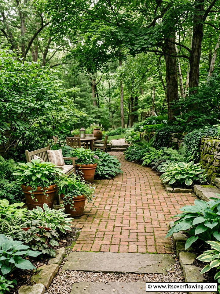 Brick Patio Landscaping - 25 backyard ideas with brick patio