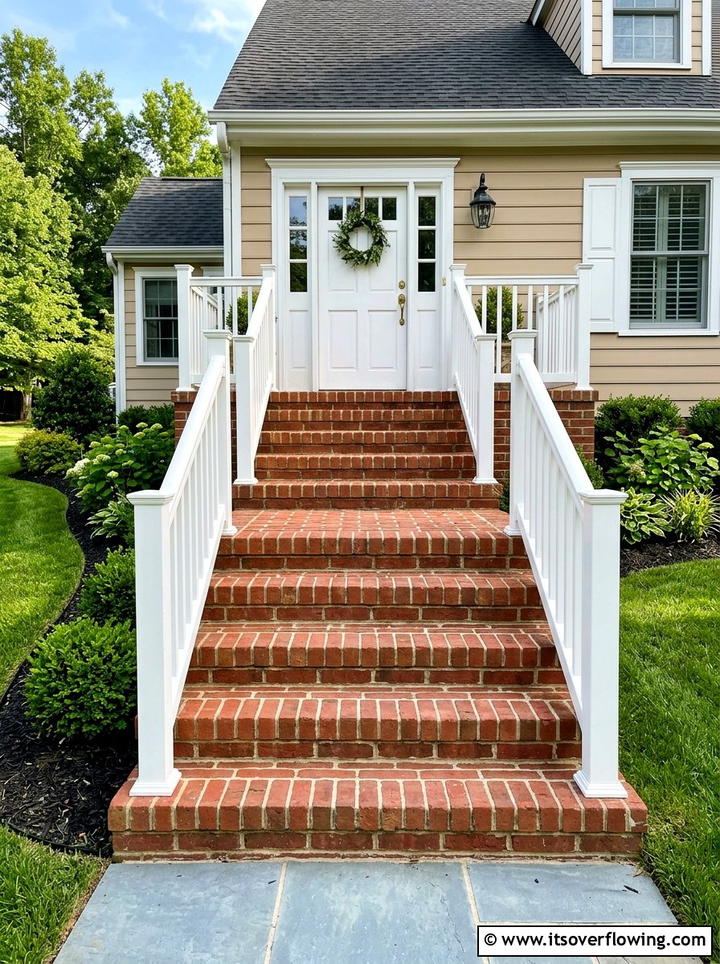Brick Porch Steps - 25 front porch ideas for curb appeal