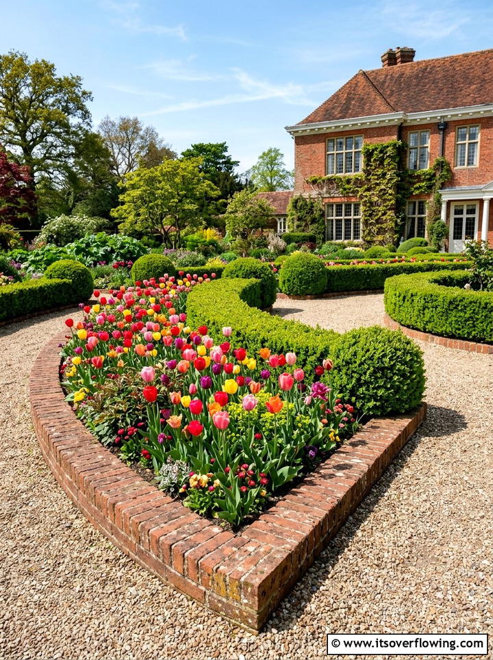 Brick garden borders - 25 garden ideas with raised beds