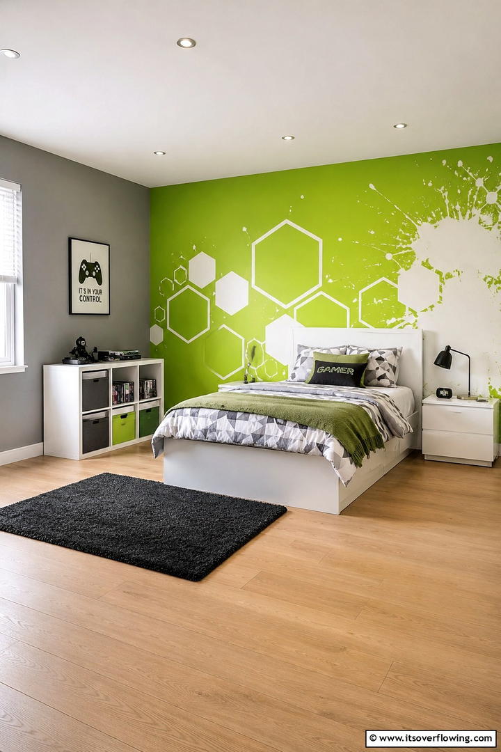 Bright Orange for a Playful Space - 25 Boys Room Paint Ideas for Fun and Creativity