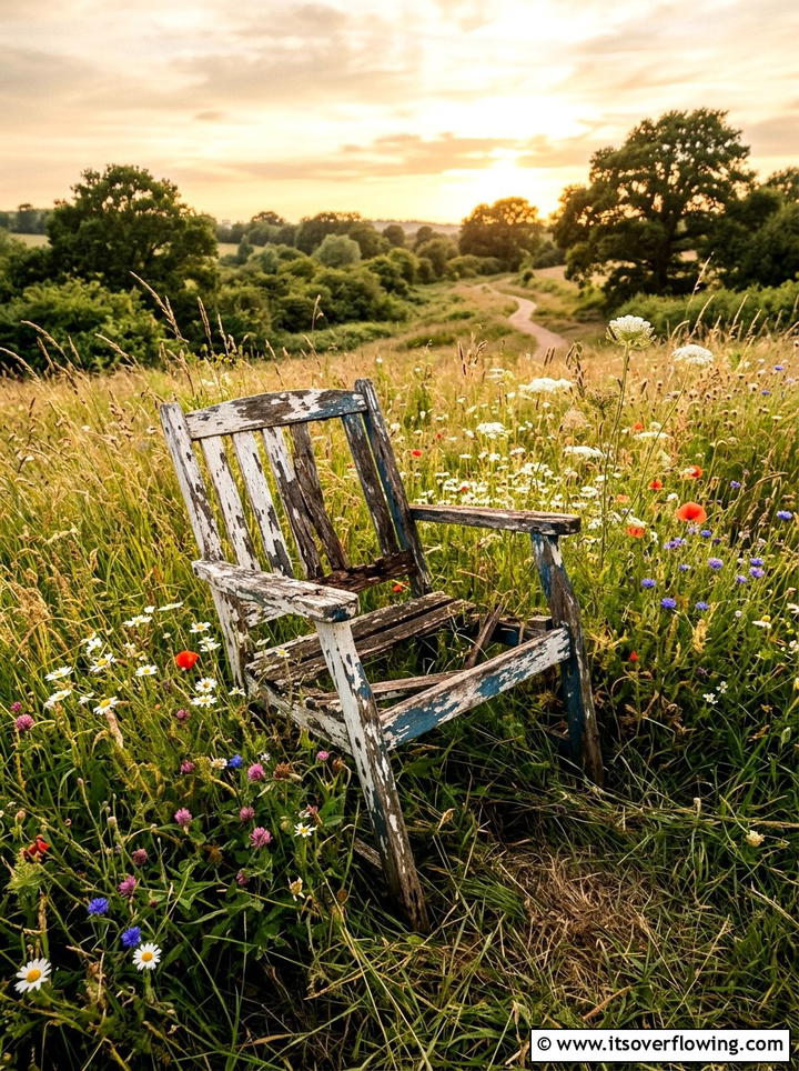 Broken chair garden decor - 25 upcycled garden ideas with old chairs